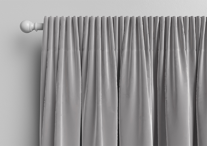 Luxe Velvet, Silver - Made to Measure Curtains - Image 10